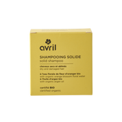 Cold-Processed Solid Shampoo for Dry & Damaged Hair 100g - Certified Organic