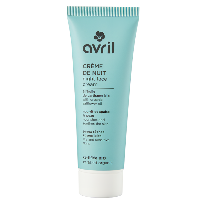 Organic Night Cream for Dry and Sensitive Skin 50ml