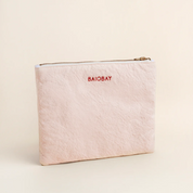 Recycled Cotton Pink Pouch