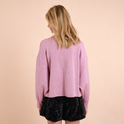 Mathilde Purple Breezy Sweater