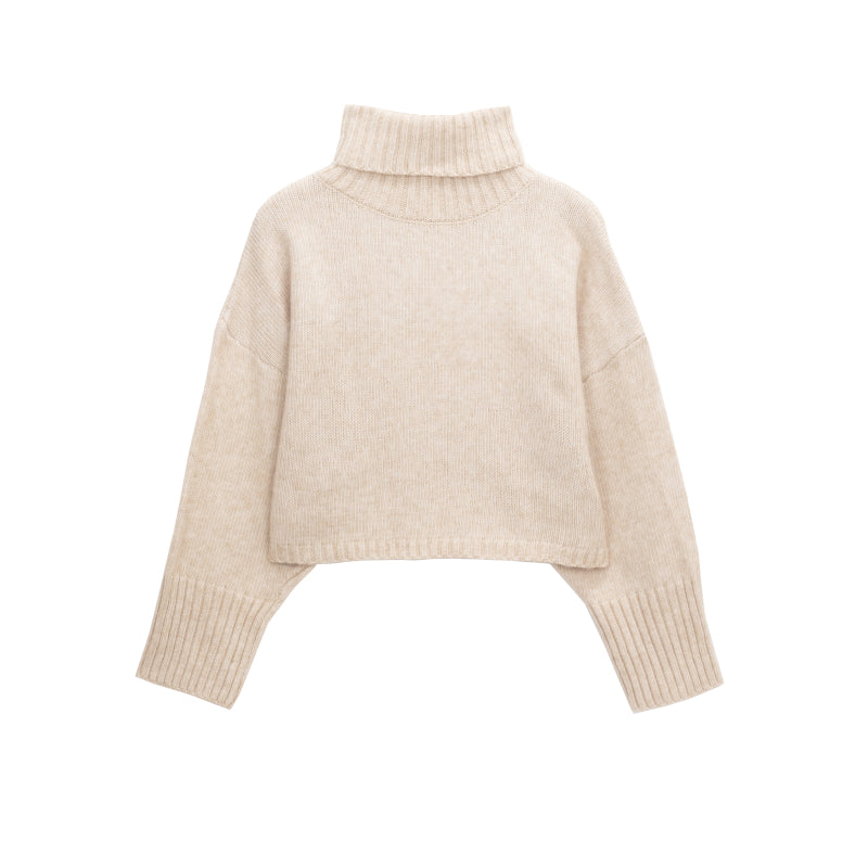 Melanie Beige Fuzzy Sweater