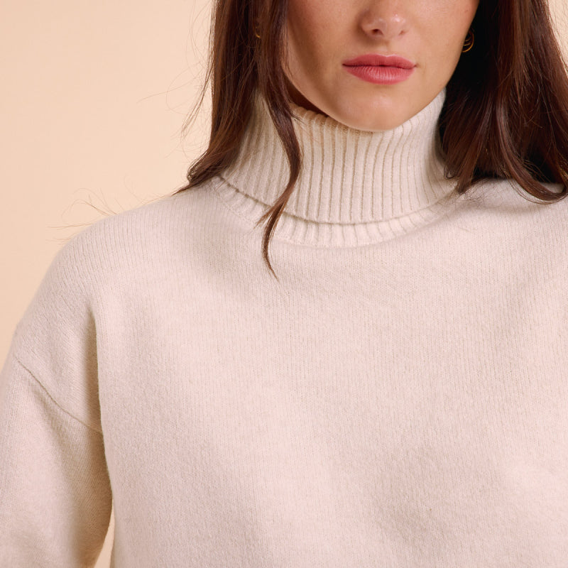 Sarah Raw Plush Sweater