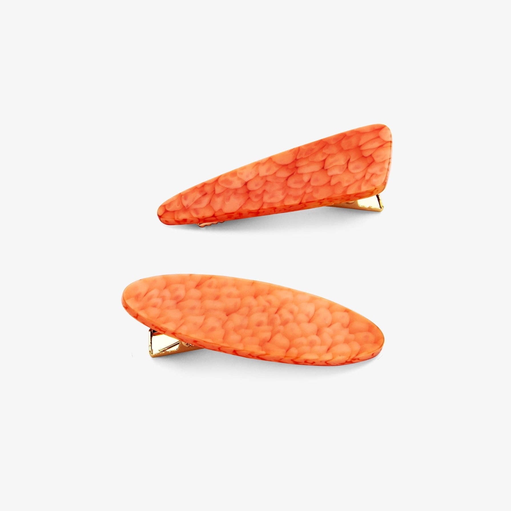 Orange Ember Hairpins Set