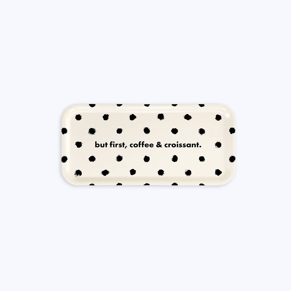 Painted Dots First  Coffee Tray