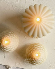 Christmas Pinecone Candles