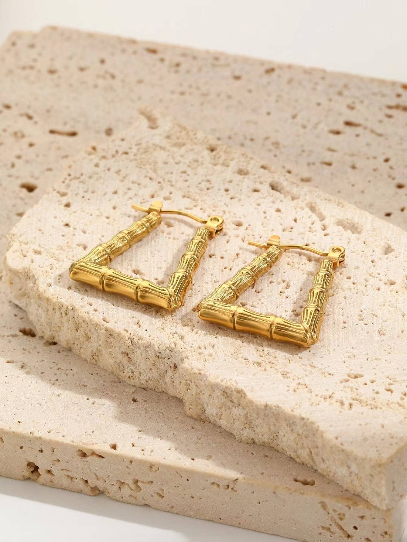 Nina Earrings Gold Hoop