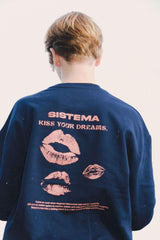 KYD Navy ronde hals