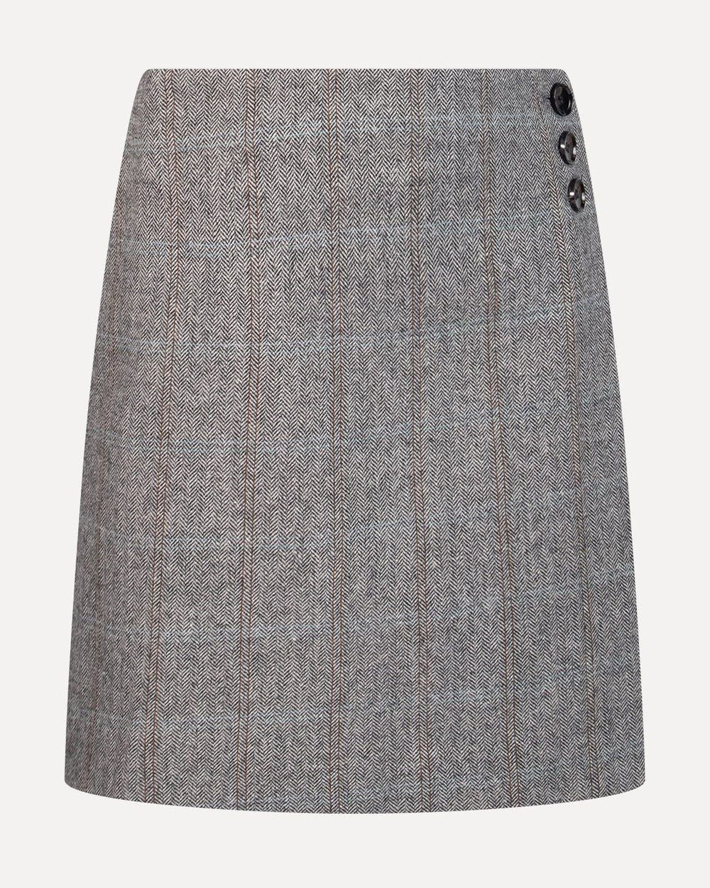 Fiene Skirt Dark Grey Check