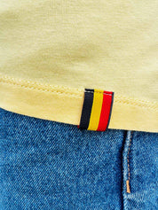 T-shirt Frites Jaune Délavé