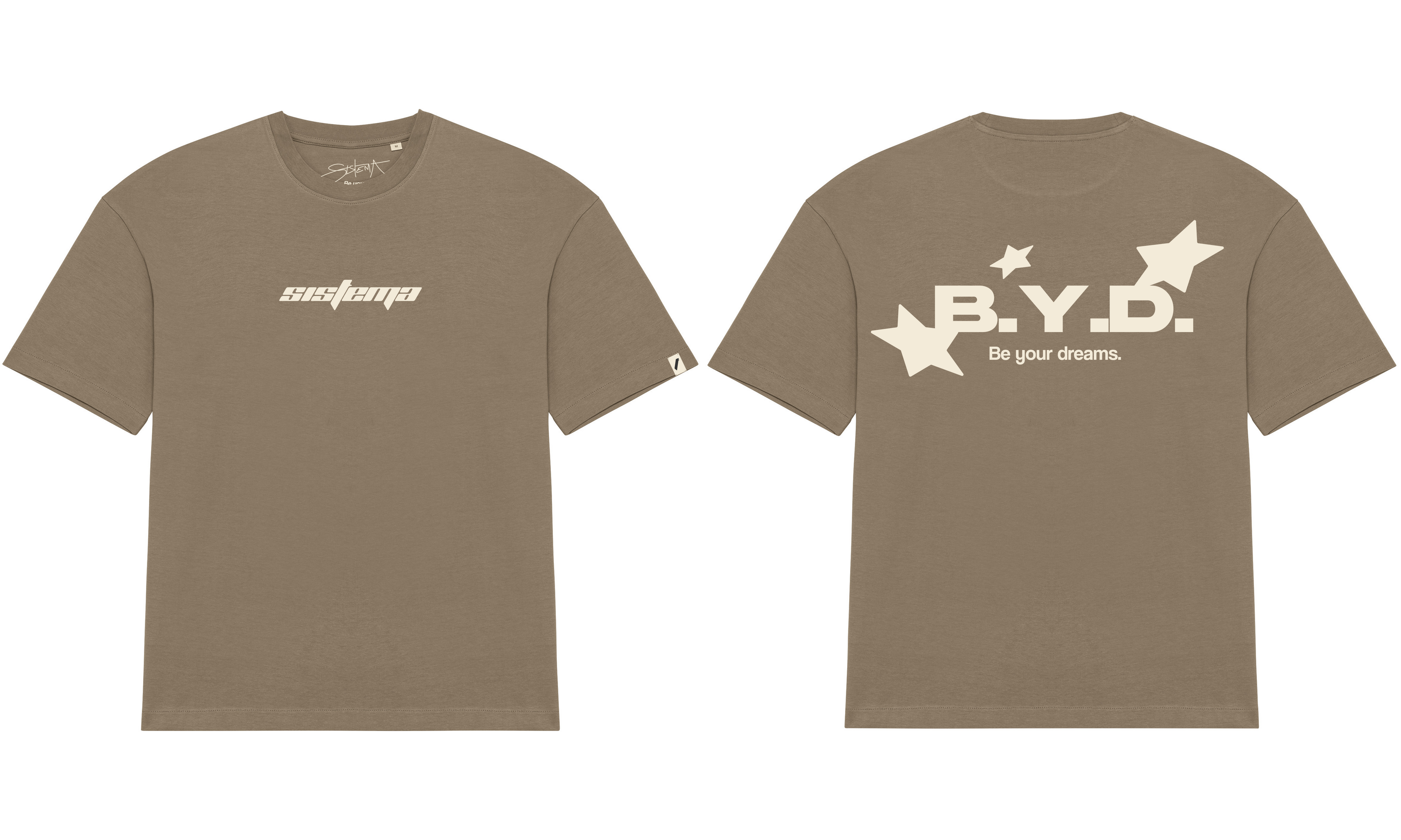 B.Y.D. Beige Tee