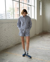 Romane Night Shadow Witte Gestreepte Shorts