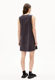 Pinaafo Dark Steel Corduroy Dress