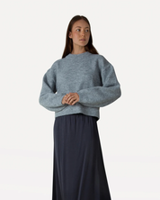 Dylou Grey Melee Knitted Pull