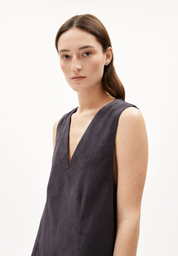 Pinaafo Dark Steel Corduroy Dress