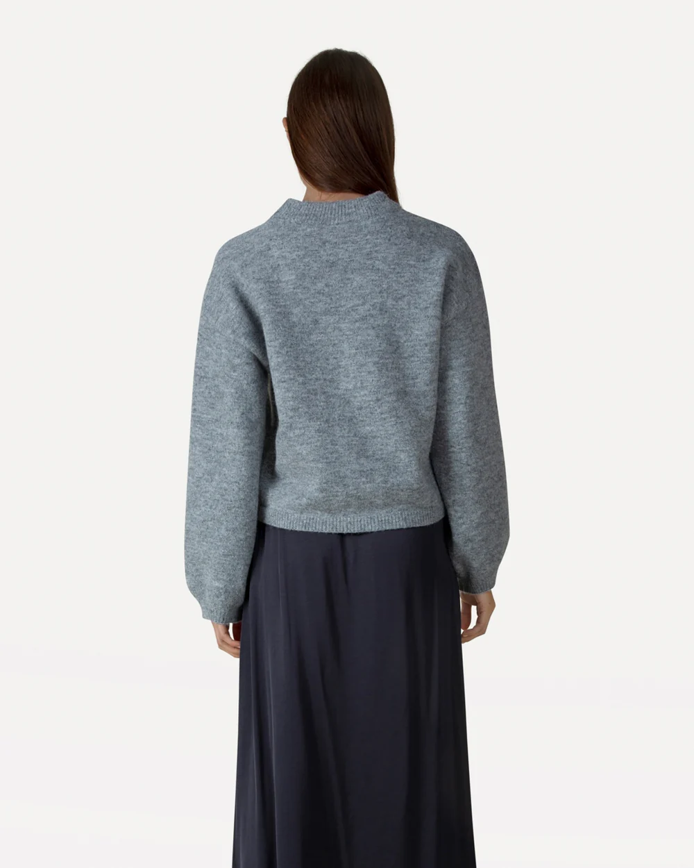 Dylou Grey Melee Knitted Pull