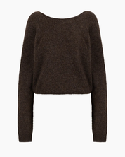 Adea Brown Knitted Pull