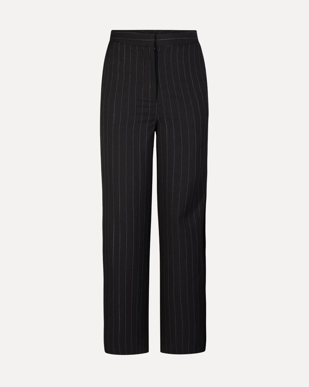 Moore Pinstripe Pants Black