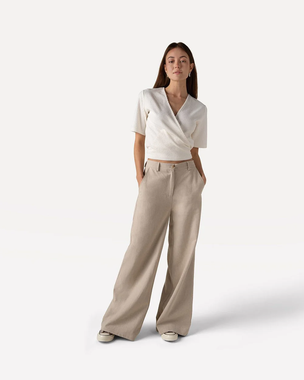 Florine Feather Gray pants