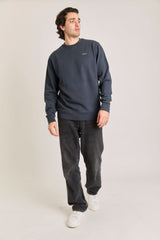 Grafiet zwemmersweater
